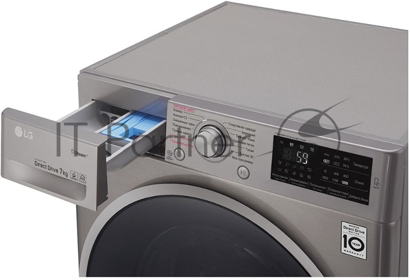 Стиральная машина LG F2J6HS8S класс: A загр.фронтальная макс.:7кг серебристый