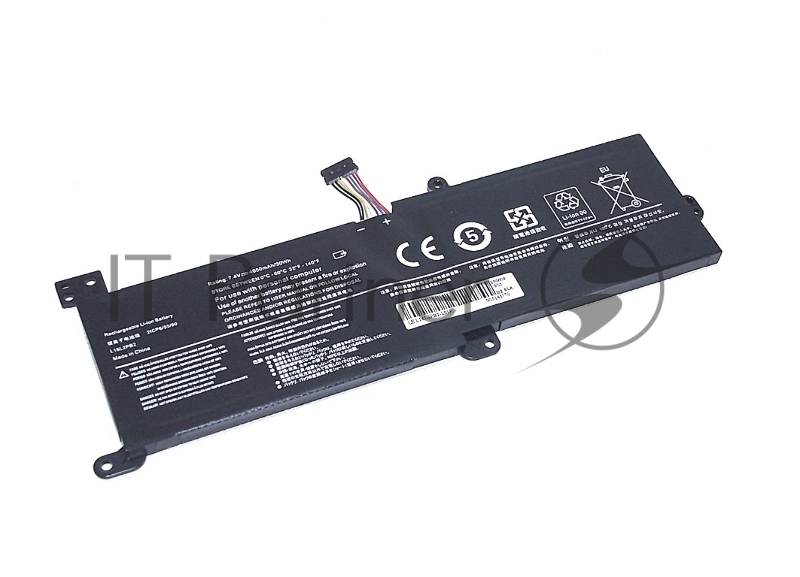 Аккумуляторная батарея для ноутбука Lenovo IdeaPad 320 (L16L2PB2) 7.4V 30Wh OEM черная
