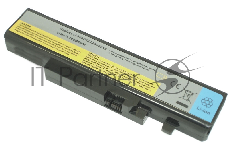 Аккумуляторная батарея для ноутбука Lenovo IdeaPad Y460 (121000916) 5200mAh OEM черная