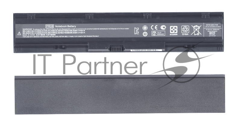 Аккумуляторная батарея для ноутбука HP ProBook 4730s 4740s (HSTNN-IB2S) 14,4V 5200mAh OEM черная