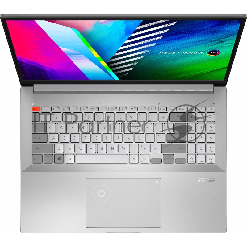 Ноутбук ASUS N7600PC-L2087W 16(3840x2400 OLED 16:10)/Intel Core i7 11370H(3.3Ghz)/16384Mb/512PCIS GeForce RTX3050(4096Mb)/Cam/BT/WiFi/1. Silver/W11 + FingerPrint