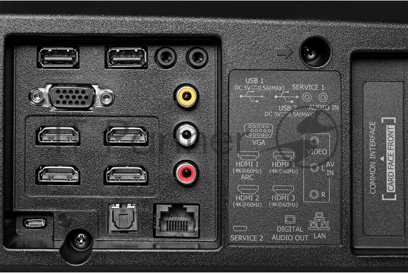 Телевизор Laser Hisense 120 CINE120-A черный 4K Ultra HD 60Hz DVB-T DVB-T2 DVB-C DVB-S DVB-S2 WiFi Smart TV