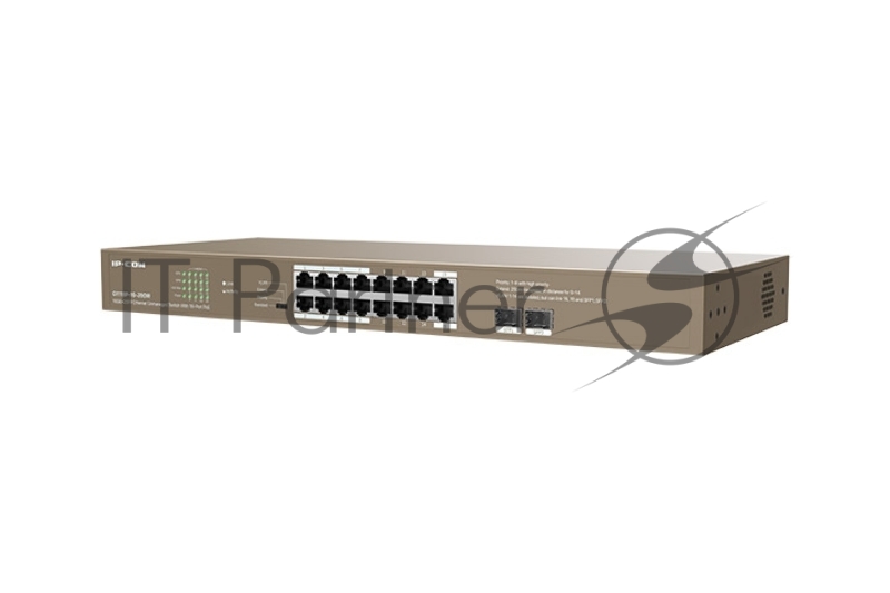 Неуправляемый Коммутатор IP-COM G1118P-16-250W 16 GE+SFP Ethernet с 16-Портовым PoE