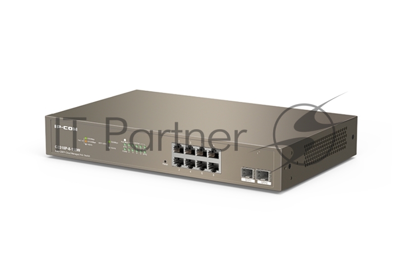 Коммутатор IP-COM G3310P-8-150W PoE с облачным управлением 8GE+2SFP