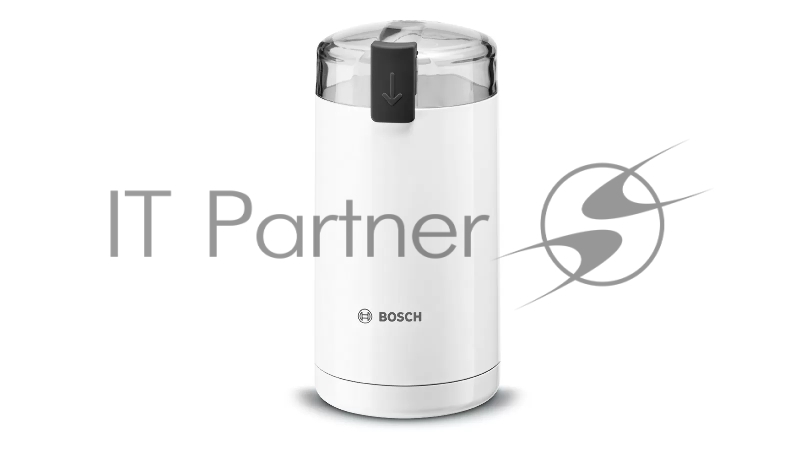 Кофемолка Bosch TSM6A011W 180Вт сист.помол.:ротац.нож вместим.:75гр белый