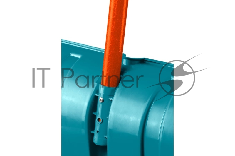 Снеговая лопата GRINDA PROLine FIBER-500 500 мм пластиковая с алюминиевой планкой, особопрочный легкий черенок из фибергласса, V-ручка