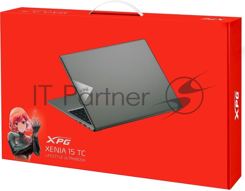 Ноутбук Adata XPG Xenia 15TC Core i5 1135G7 8Gb SSD256Gb Intel Iris Xe graphics 15.6 IPS FHD (1920x1080) Free DOS silver WiFi BT Cam