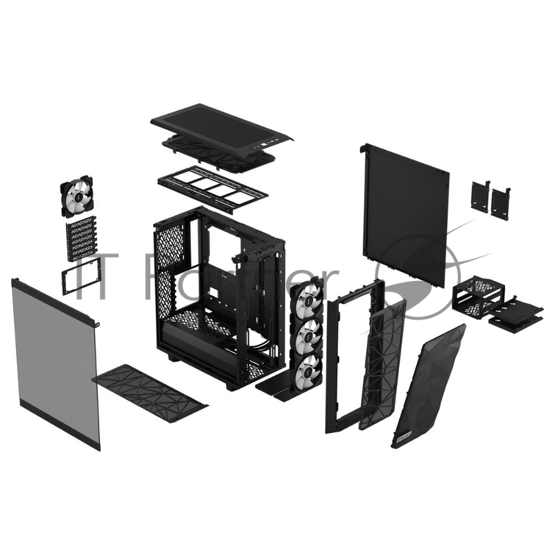 Корпус Fractal Design Meshify 2 Compact RGB Black TG Light Tint FD-C-MES2C-06 (703693)