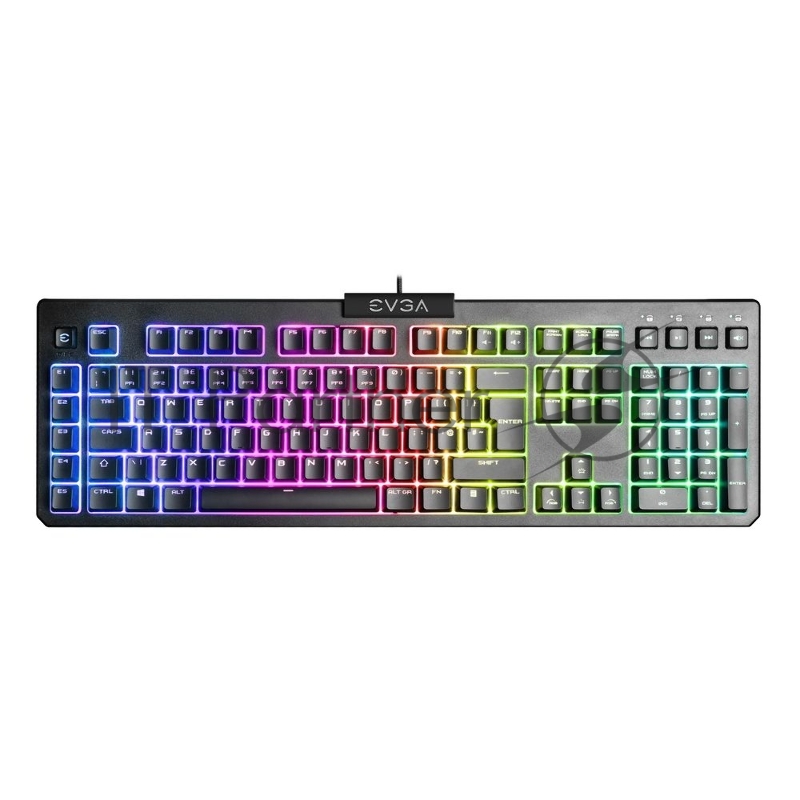 Клавиатура EVGA Z12 (834-W0-12RU-KR) RGB Color, Membrane, RU (442499)