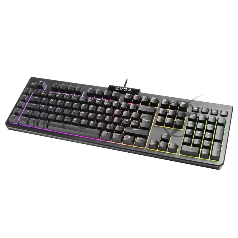 Клавиатура EVGA Z12 (834-W0-12RU-KR) RGB Color, Membrane, RU (442499)