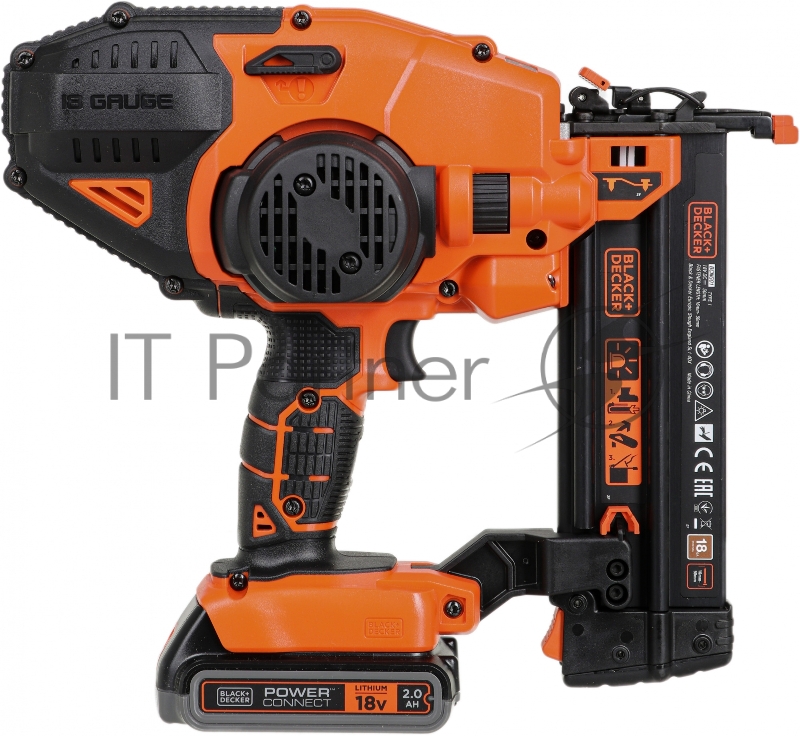 Степлер аккумуляторный Black+Decker BCNG01D1-QW гвозди тип 300 / 500