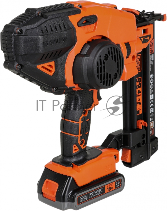 Степлер аккумуляторный Black+Decker BCNG01D1-QW гвозди тип 300 / 500