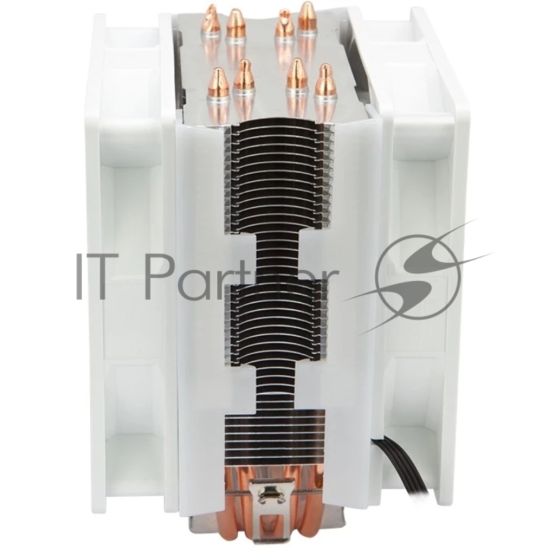 Кулер Alseye S120D-W Universal, TDP 135W, 2x120FAN, 4 heat pipe, WHITE, PWM, RTL