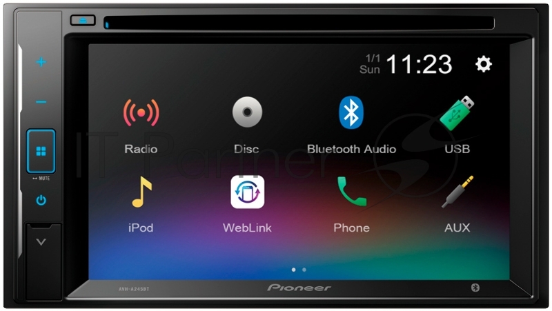 Автомагнитола CD DVD Pioneer AVH-A245BT 2DIN 4x50Вт