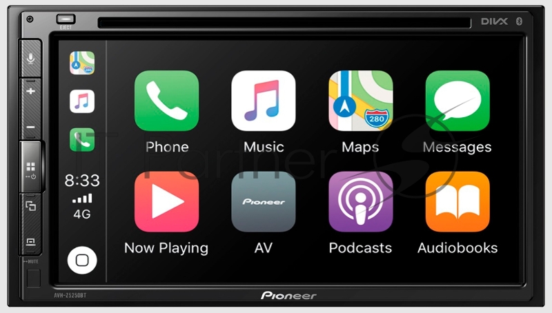 Автомагнитола CD DVD Pioneer AVH-Z5250BT 2DIN 4x50Вт