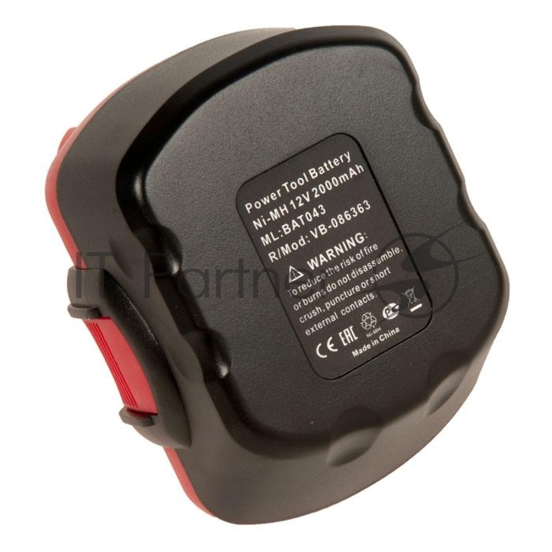 Аккумулятор для BOSCH (p/n: 2607335262, 2607335274, 2607335374, 2607335709, BAT120), 2.0Ah 12V Ni-Mh