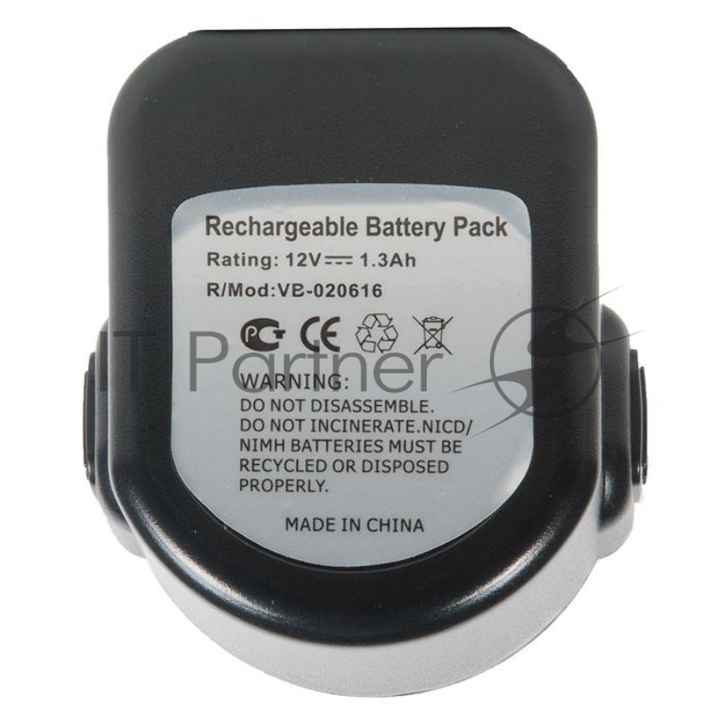 Аккумулятор для DEWALT (p/n: DC9071, DE9037, DE9071, DE9074, DE9075, DW9071, DW9072,) 1.3Ah 12V