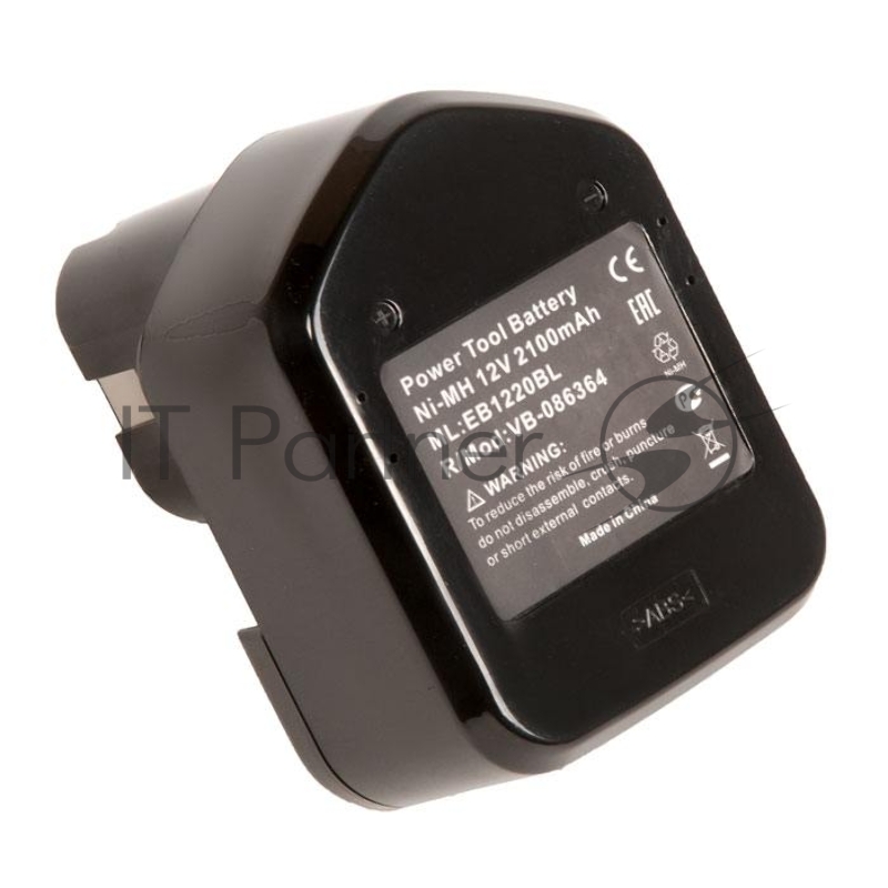 Аккумулятор для HITACHI (p/n: EB 1212S, EB 1214L, EB 1214S, EB 1220BL, EB 1220HL), 2.1Ah 12V Ni-Mh