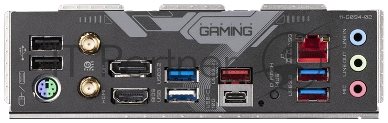 Материнская плата Gigabyte B650 GAMING X AX, Socket AM5, AMD B650, 4xDDR5-5200, HDMI+DP, 3xPCI-Ex16, 4xSATA3(RAID 0/1/10), 3xM.2, 8 Ch Audio, 2.5GLan, WiFi, (2+4)xUSB2.0, (5+2)xUSB3.2, (1+1)xUSB3.2 Type-C™, 1xPS/2, ATX, RTL