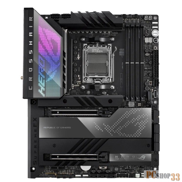 Материнская плата ASUS ROG CROSSHAIR X670E HERO /AM5,X670,USB4,MB (90MB1BC0-M0EAY0) (862420)