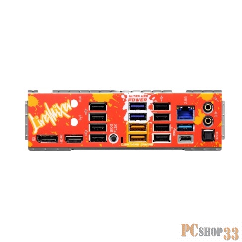 Материнская плата ASRock B650 LiveMixer, Socket AM5, AMD B650, 4xDDR5-5200, HDMI+DP, 3xPCI-Ex16, 2xSATA3(RAID 0/1/10), 3xM.2, 8 Ch Audio, 1x2.5GLan, (8+4)xUSB2.0, (5+4)xUSB3.2, (1+1)xUSB3.2 Type-C™, ATX, RTL, {5}