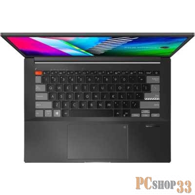 Ноутбук Asus Vivobook Pro 14X OLED N7400PC-KM050W Core i5 11300H 16Gb SSD512Gb NVIDIA GeForce RTX 3050 4Gb 14 OLED 2.8K (2880x1800) Windows 11 Home grey WiFi BT Cam