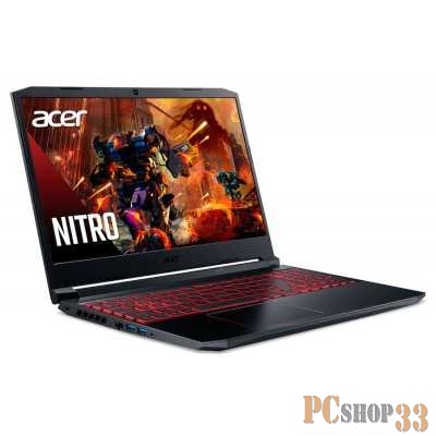 Ноутбук Acer Nitro 5 AN515-57 Core i5 11400H/16Gb/SSD 512Gb/15.6/RTX 3050 4Gb/IPS/FHD/144hz/noOS/black (NH.QELER.00C) (890034)