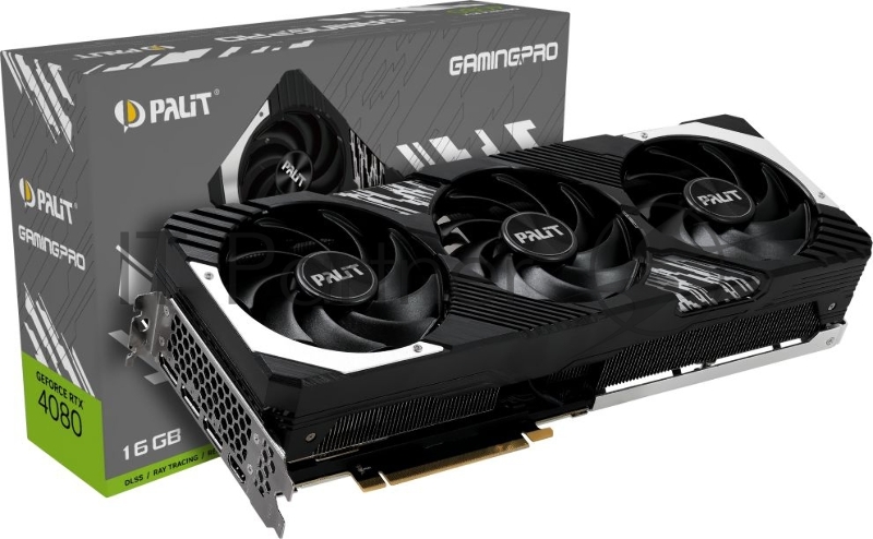 Видеокарта PCIE16 RTX4080 16GB RTX4080 GAMINGPRO 16GB PALIT