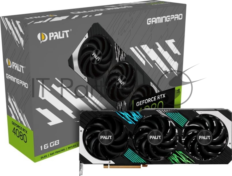 Видеокарта PCIE16 RTX4080 16GB RTX4080 GAMINGPRO 16GB PALIT