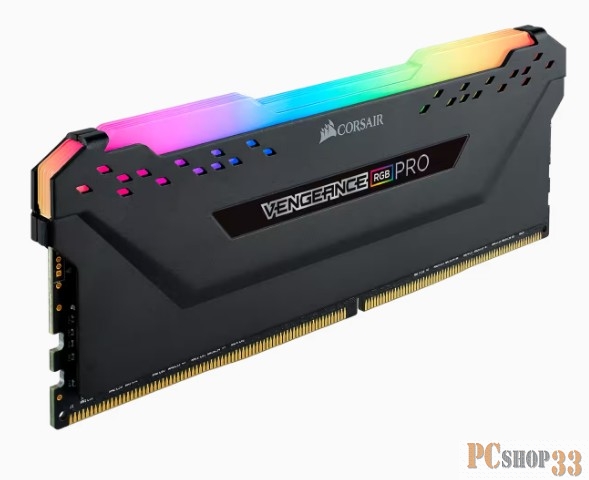 Память оперативная Corsair DDR4, 3600MHz 32GB 4x8GB DIMM, Unbuffered, 18-22-22-42, XMP 2.0, VENGEANCE RGB PRO Heatspreader, RGB LED, 1.35V