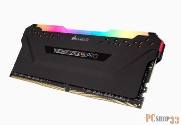 Память оперативная Corsair DDR4, 3600MHz 32GB 4x8GB DIMM, Unbuffered, 18-22-22-42, XMP 2.0, VENGEANCE RGB PRO Heatspreader, RGB LED, 1.35V