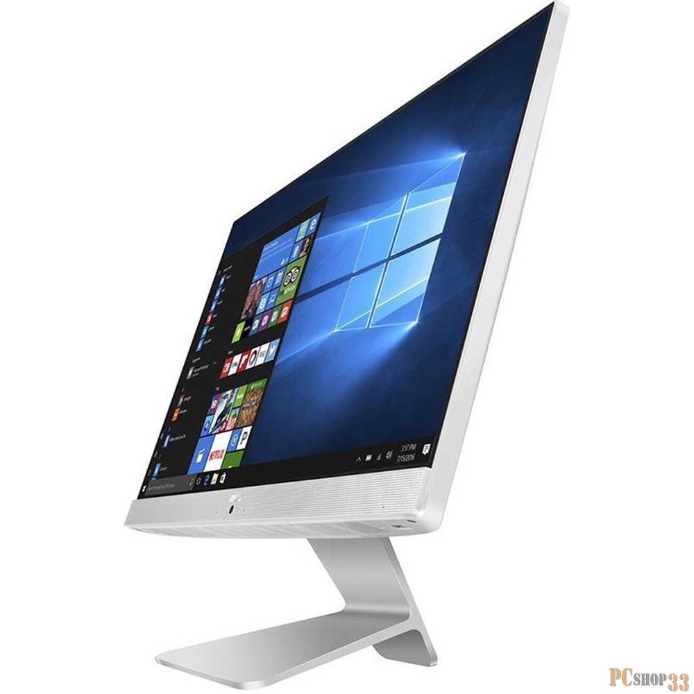 Моноблок ASUS Vivo V222FAK-WA054M 21.5(1920x1080 (матовый))/Intel Pentium 6405U(2.4Ghz)/4096Mb/128PCISSD HD/Cam/BT/WiFi/war 1y/4.8kg/White/DOS + KB+M