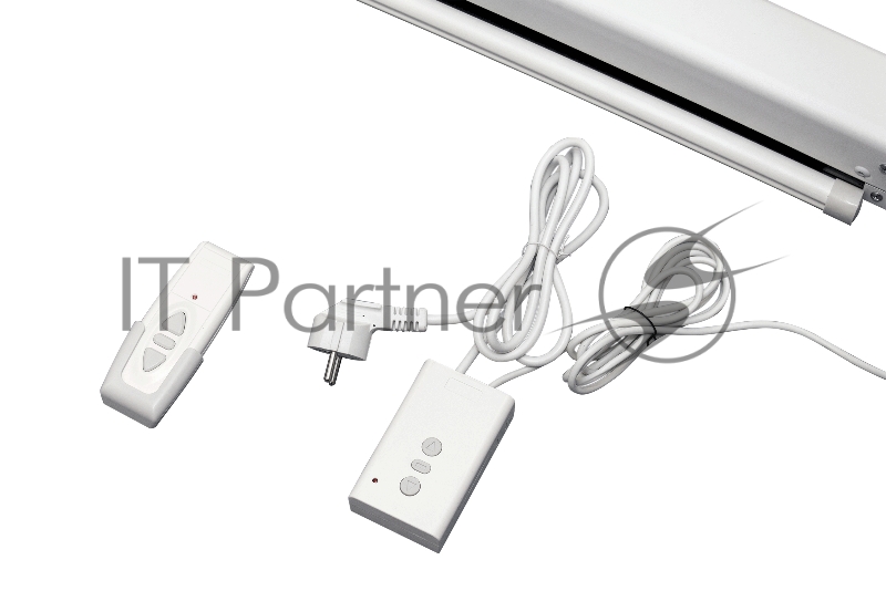 Экран Cinema SOK SCPSM-200x150 100 4:3 настенно-потолочный, моторизов White, белый корпус