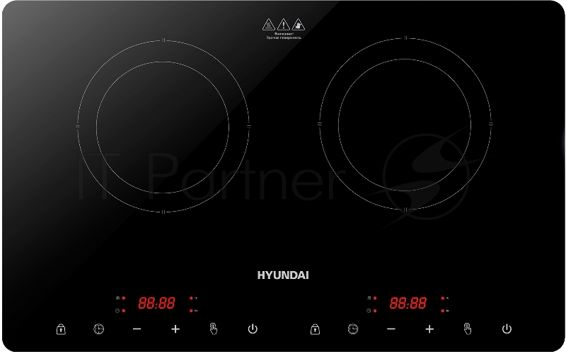 Плита Индукционная Hyundai HYC-0109 черный стеклокерамика (настольная)