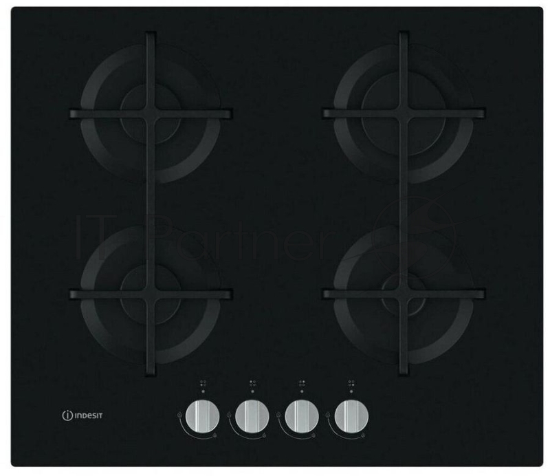 Газовая варочная поверхность Indesit ING 61T/BK черный