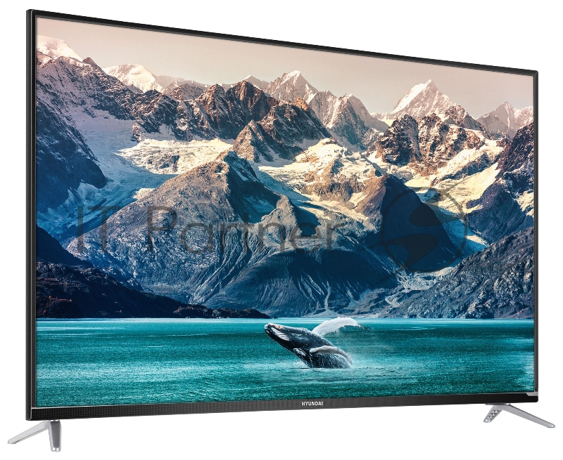 Телевизор LED Hyundai 55 H-LED55BU7008 Android TV черный 4K Ultra HD 60Hz DVB-T2 DVB-C DVB-S2 USB WiFi Smart TV