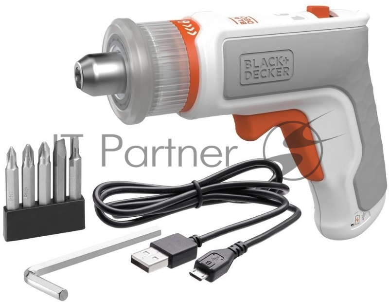 Отвертка аккум. Black+Decker BCRTA01-XJ аккум. патрон:быстрозажимной