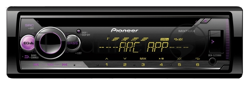 Автомагнитола CD Pioneer DEH-S2250UI 1DIN 4x50Вт