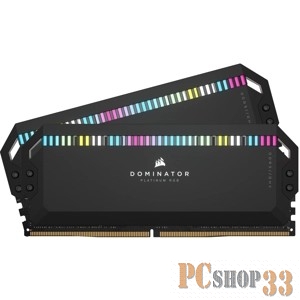 Память DDR5 2x32Gb 5200MHz Corsair CMT64GX5M2B5200C40 DOMINATOR PLATINUM RGB RTL PC5-41600 CL40 DIMM 288-pin 1.25В