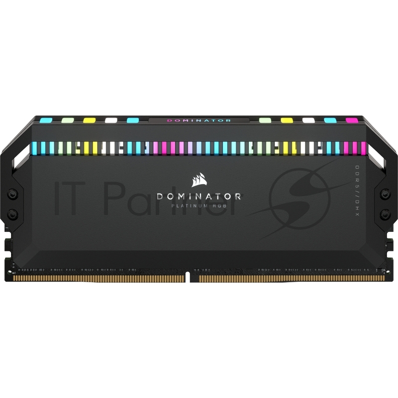 Память оперативная Corsair DDR5, 5600MHz 64GB 2x32GB DIMM, Unbuffered, 40-40-40-77, OC PMIC, XMP 3.0, DOMINATOR PLATINUM RGB DDR5 Black Heatspreader, RGB LED, 1.25V
