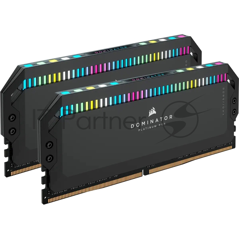 Память оперативная Corsair DDR5, 5600MHz 64GB 2x32GB DIMM, Unbuffered, 40-40-40-77, OC PMIC, XMP 3.0, DOMINATOR PLATINUM RGB DDR5 Black Heatspreader, RGB LED, 1.25V