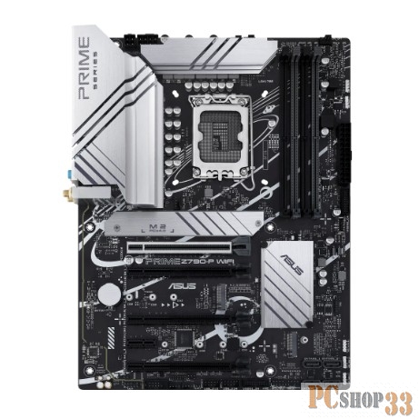 Материнская плата ASUS PRIME Z790-P WIFI, LGA1700, Z790, 4*DDR5, DP+HDMI, SATA3 + RAID, Audio, Gb LAN, USB 3.2, USB 2.0, COM*1 header (w/o cable), ATX 90MB1CJ0-M0EAY0