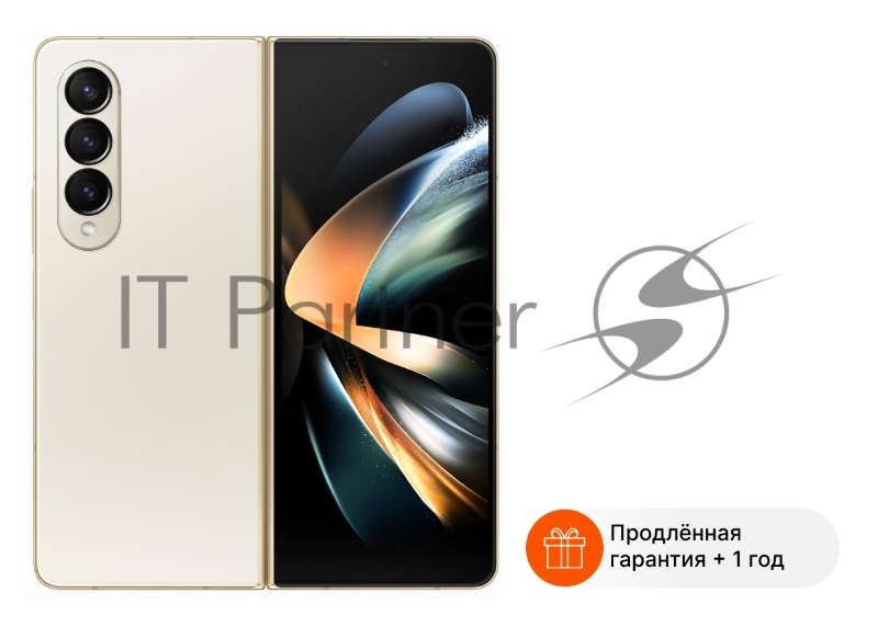 Смартфон Samsung SM-F936B Galaxy Z Fold 4 256Gb 12Gb бежевый раскладной 3G 4G 7.6 1768x2208 Android 11 10Mpix 802.11 a/b/g/n/ac/ax NFC GPS GSM900/1800 GSM1900 TouchSc Ptotect