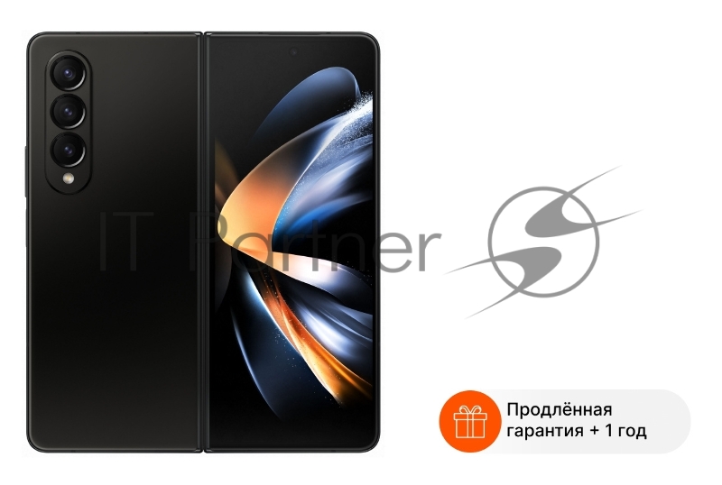Смартфон Samsung SM-F936B Galaxy Z Fold 4 256Gb 12Gb черный раскладной 3G 4G 7.6 1768x2208 Android 11 10Mpix 802.11 a/b/g/n/ac/ax NFC GPS GSM900/1800 GSM1900 TouchSc Ptotect