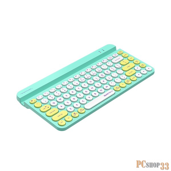 Клавиатура A4Tech Fstyler FBK30 зеленый USB беспроводная BT/Radio slim Multimedia (FBK30 AVOCADO)
