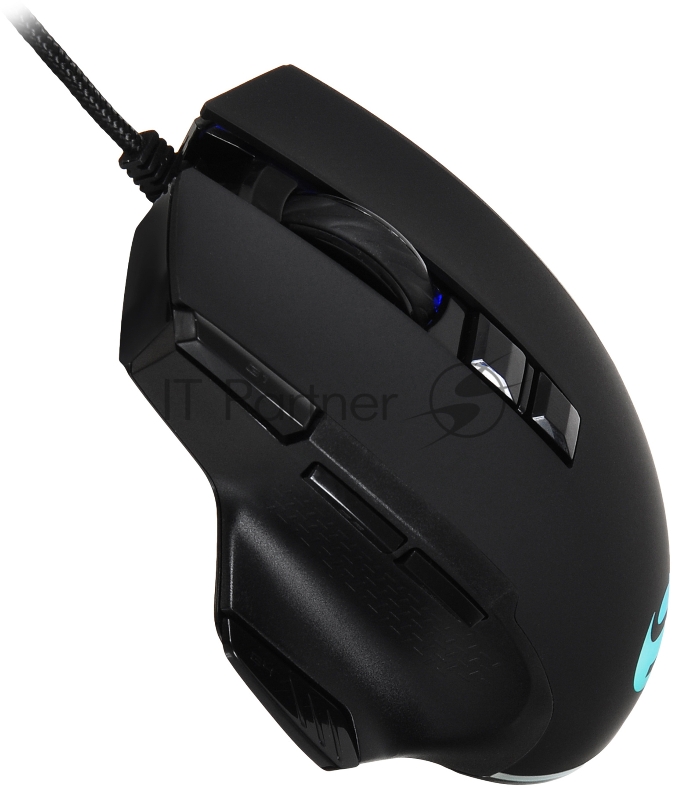 Мышь SunWind SW-M850G черный оптическая (6400dpi) USB для ноутбука (9but)