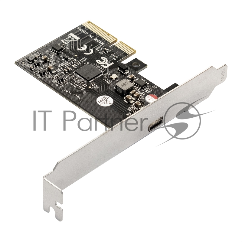 Контроллер ExeGate EXE-321 EX293839RUS (PCI-E x4 v3.0, 20Gbps (USB3.2 GEN2x2) Type-C ext., ASMedia Chipset ASM3242)