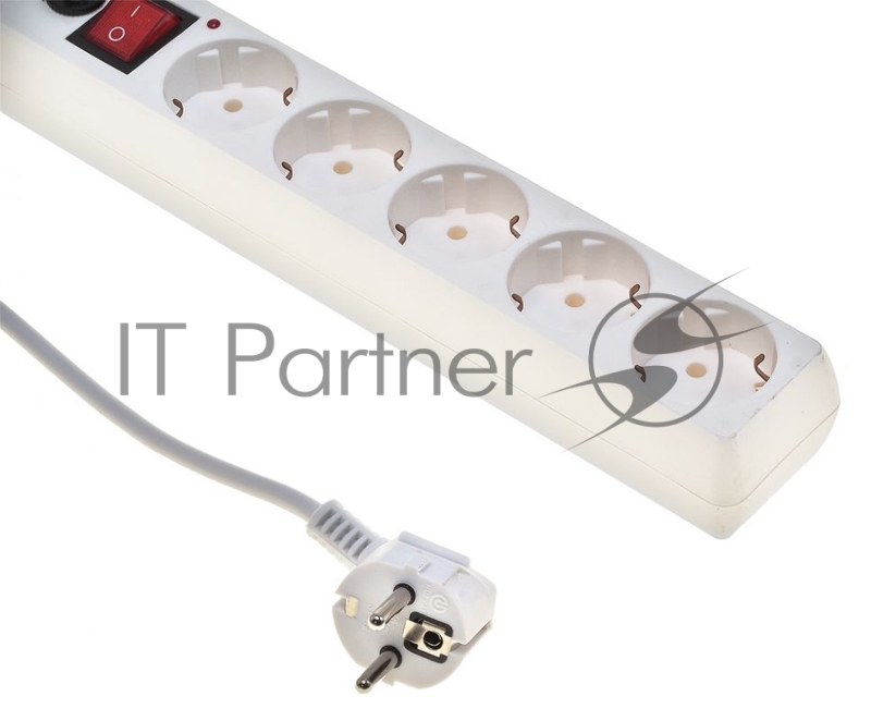 Сетевой фильтр Buro 500SH-3-W 3м (5 розеток) белый (коробка)