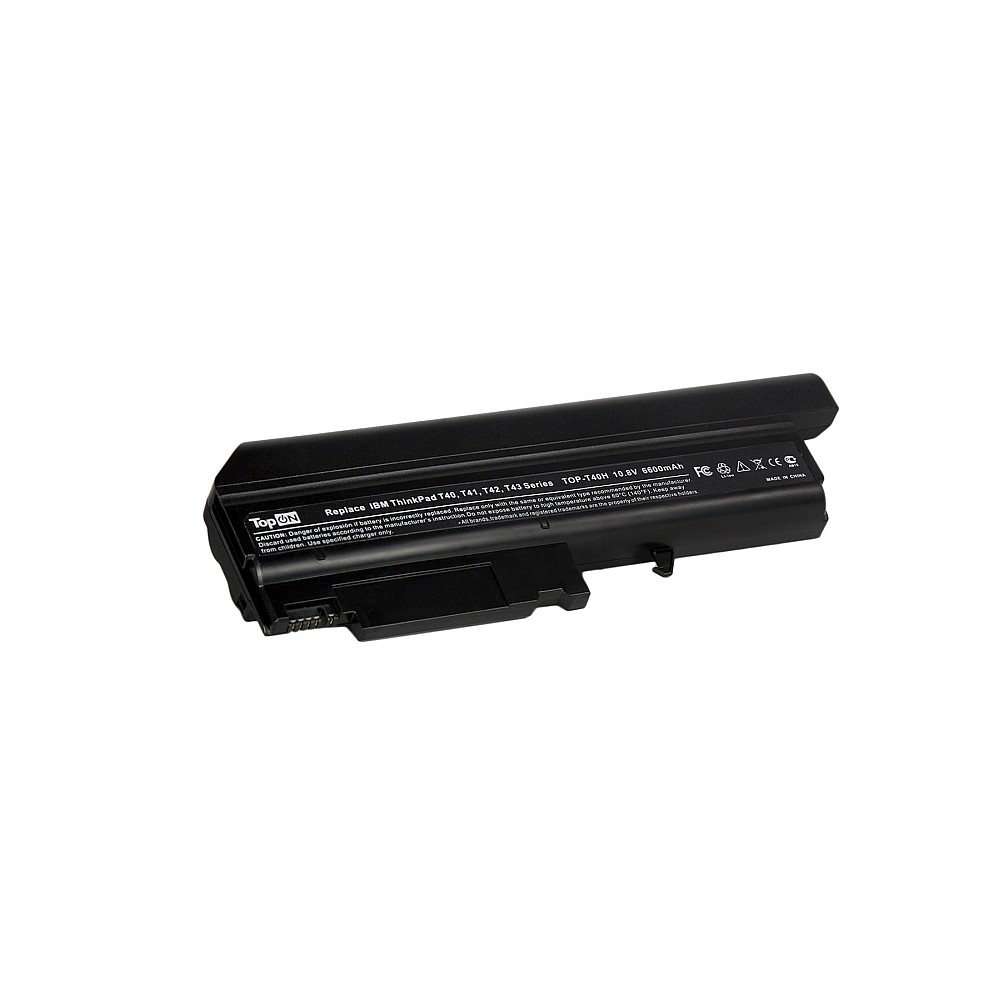 Аккумулятор для ноутбука IBM Lenovo ThinkPad R50, R51, R52, T40, T41, T42, T43 Series. 10.8V 6600mAh 71Wh, усиленный. 08K8192, 92P1069