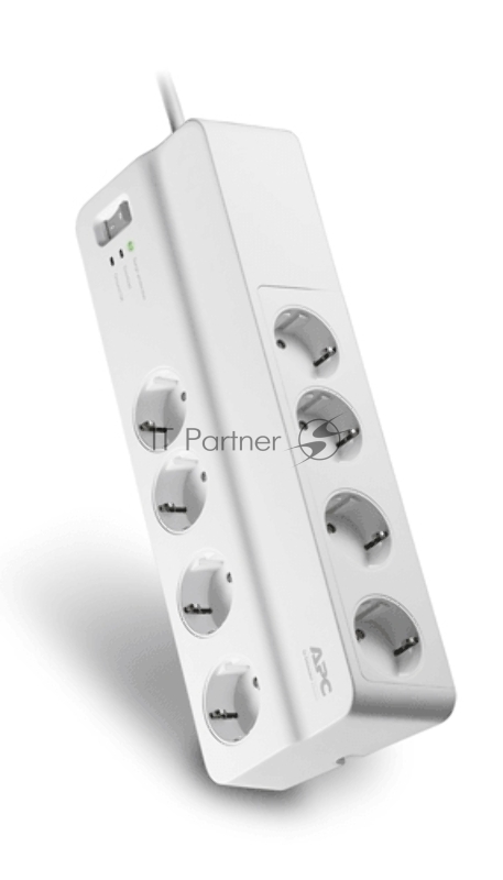 Сетевой фильтр APC PM8-RS 2м (8 розеток) белый